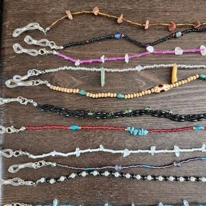 Set of 11 Eyeglass holder chains